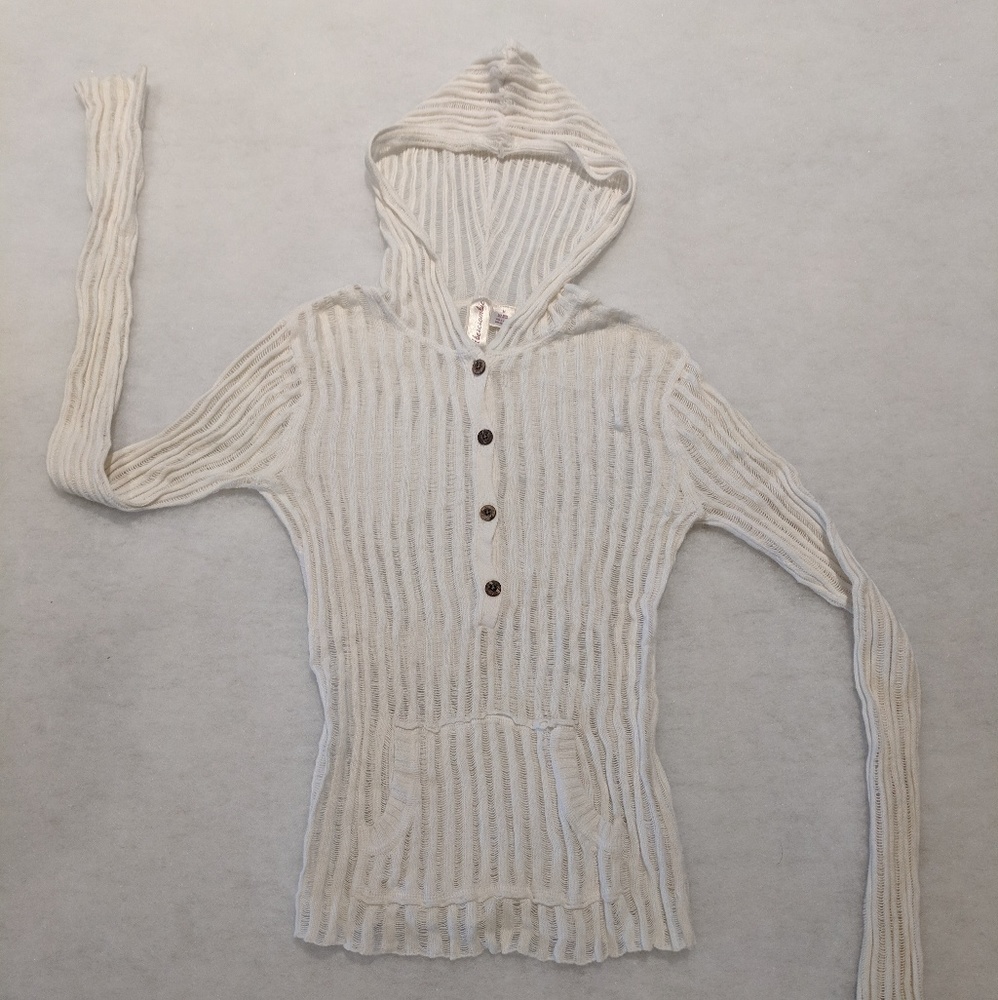 Abercrombie Loose-Knit Hoodie - M